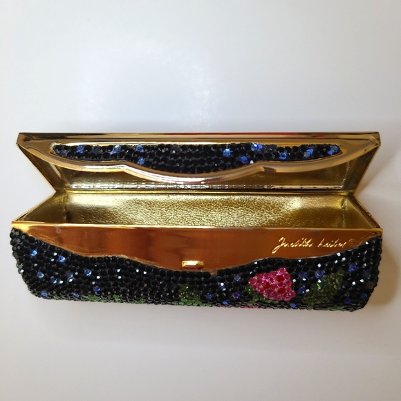 VINTAGE JUDITH LIEBER FLORAL LIPSTICK HOLDER - Picture 2 of 10